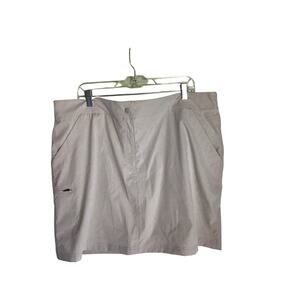 32 degrees Women Lightweight Golf Skort Sz. XXL NWT Beige  Activewear Comfort